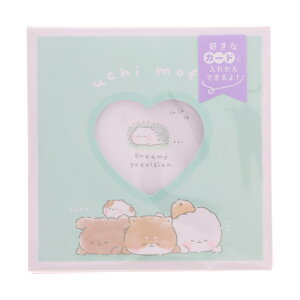 カミオジャパン UCHI NO MOFU MOFU ハート型窓あきメモ プレゼント ギフト かわいい