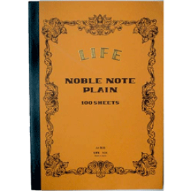 丈夫で上質な紙質を持った大人のための高級ノート　LIFE　A5ノーブルノート 【無地】