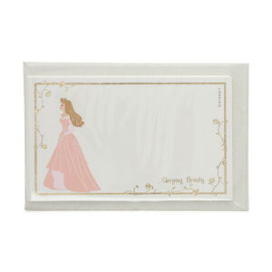 グリーティングライフ ネームカード・封筒セット オーロラ姫 5枚 ディズニープリンセス プレゼント メッセージカード