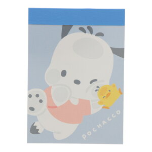 クラックス ミニメモ ポチャッコ サンリオ 2柄 80枚 プレゼント メモ帳 プチギフト お礼 20冊までメール便対応 文具 大人かわいい