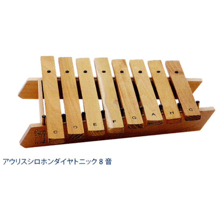 楽天市場】アウリスシロホンダイヤトニック 8音 木製の音楽器