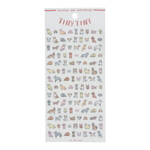 マインドウェイブ タイニータイニーステッカー イヌ かわいい シール デコレーション ノート 手帳 オシャレ