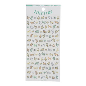 マインドウェイブ タイニータイニーステッカー トラ かわいい シール デコレーション ノート 手帳 オシャレ