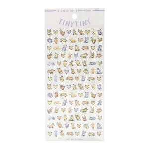 マインドウェイブ タイニータイニーステッカー キツネ かわいい シール デコレーション ノート 手帳 オシャレ