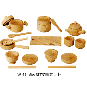 MOCCO 森の洋食セット 平和工業 モッコ 森のお食事セット (知育玩具) 価格比較 - 価格.com
