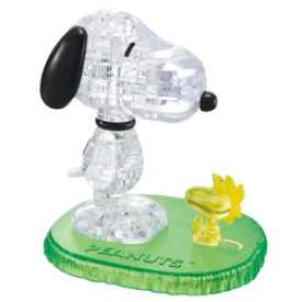 クリスタルパズルにイヌの人気キャラクター　ビバリー　立体クリスタルパズル"スヌーピー"