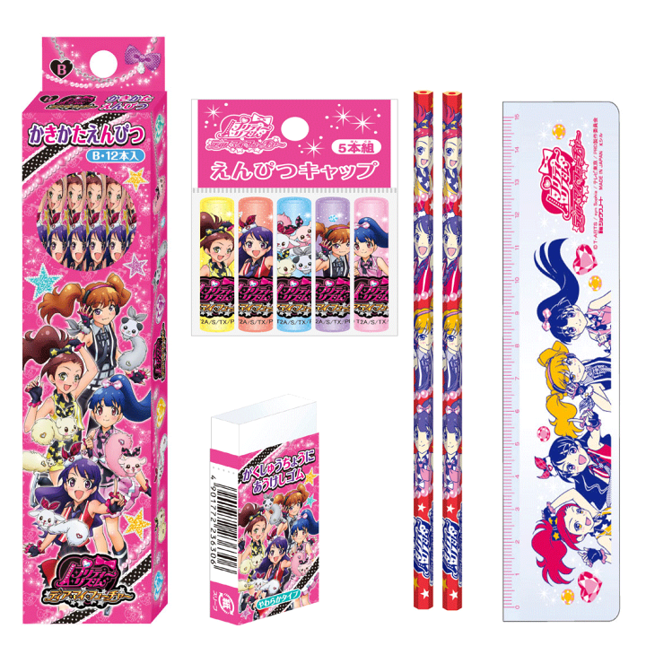 楽天市場】プリティーリズム 鉛筆 5点 ギフトセット 名入れ無料 入学