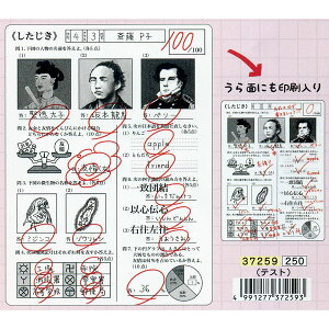 小学校でおなじみのアイテムの第2弾☆ 平成小学校ステーショナリー・両面下敷き"テスト"