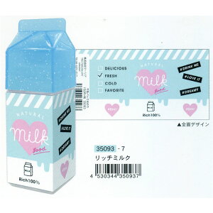 まるで本物!? 間違って使わないでね☆ 流行りの牛乳パックデザイン クーリア 牛乳パック水のり"リッチミルク"