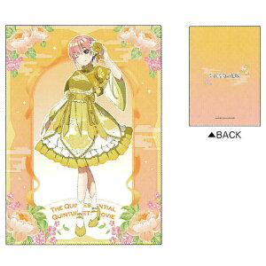 クラックス 五等分の花嫁 シングルクリアファイル 中野一花 A4 中華ロリータ グッズ コレクション 日本製