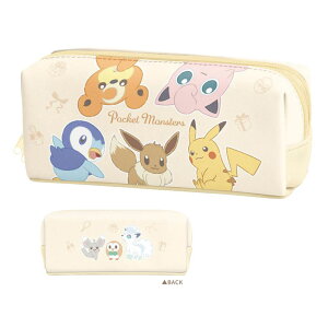 ポケットモンスター ツインファスナーマルチケース 集合 カミオジャパン ペンケース コレクション 新入学 祝い グッズ プレゼント