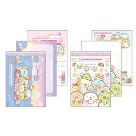 サンエックス すみっコぐらし わくわくたぴおかコンビニ クロスメモ 2個セット 限定 かわいい プレゼント