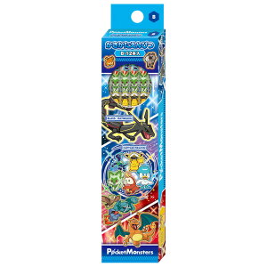 ポケットモンスター かきかた鉛筆 B ダース ショウワノート 名入れ無料 2024年 六角軸 新入学 祝い 記念品 プレゼント