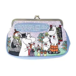 畳刺繍ペンポーチ がま口 New Life Collection ムーミン 乾杯 刺繍縫製品 小物入れ オシャレ ポーチ サンスター文具 プレゼント