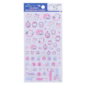 サンスター文具 ちいかわ デコレーションシール ちいかわ Sakura Pink ヨザクラ 貼って剥がせる デコレーション かわいい 女子文具 限定 グッズ