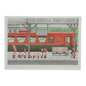 グリーティングライフ 和風ミニサンタカード 駅弁 カワイイ、キレイなクリスマスカード プレゼント メッセージカード