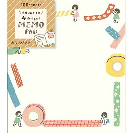 古川紙工 わたしびより 4designs MEMO PAD こびと メモ かわいい 日本製 4柄