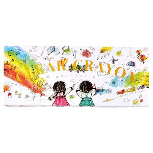 重ね塗りがキレイ☆ 水彩画のような表現もできる透明感のある色彩 コクヨ 透明くれよん10色