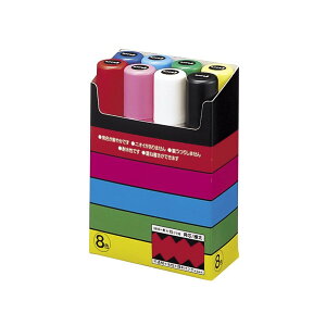 �N�₩�Ŕ��������F�̐����y�� �O�H���M �|�X�J�yPOSCA�z15.0mm �ɑ� 8�F�Z�b�g