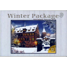 【数量限定】ドイツ・ニュールンベルクの冬の町並みからの贈り物　カラト アクェレル水彩色鉛筆12色ウィンターパッケージ2015