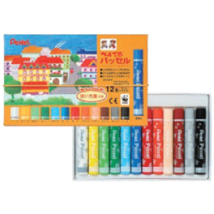 ぺんてるのレギュラーアイテム 高品質で鮮やかな発色の太軸パス パッセル12色
