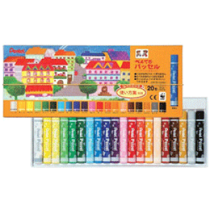 ぺんてるのレギュラーアイテム 高品質で鮮やかな発色の太軸パス パッセル20色