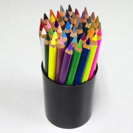 【名入れ無料】軽いなめらかな書き心地！　LYRA　スーパーファルビー軸カラー三角軸色鉛筆38色42本プラケースセット