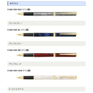 パイロット カヴァリエ 万年筆 FCAN-5SR マーブル オシャレ お祝い 名入れ プレゼント ロングセラー ギフト