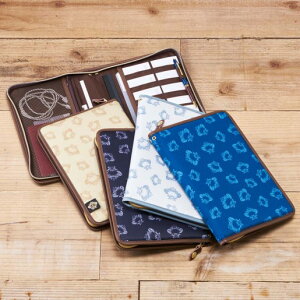 手帳やノート、ワークツールをまとめて携帯できるファスナー付ノートカバー Orobianco ノートカバー A5 ファスナー付