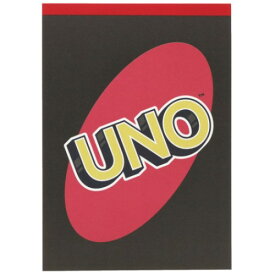 サンスター文具 メモA6 UNO ロゴ 50周年 レトロ 限定 カードゲーム
