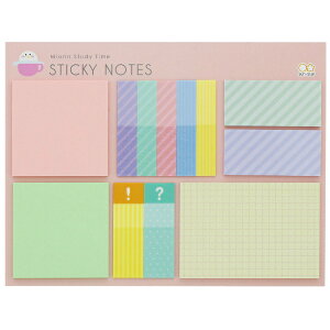 サンスター文具 みおりんStudy Time 付箋セット A みおりんカフェ コラボ プランニング 女子中学生 効率アップ