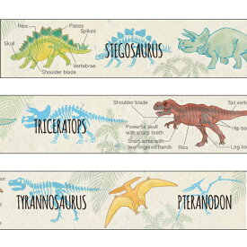 GreenFlash マスキングテープ 古生物学 巾15mm×10m巻 手帳やノートデコレーションに 日本製