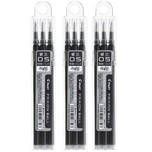 �p�C���b�g �t���N�V�����{�[���y���֐c �u���b�N 0.5mm 3�{���� LFBKRF30EF3B ×3�p�b�N ��������
