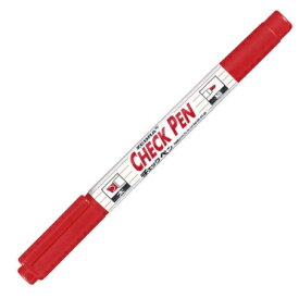 【まとめ買い10セット】　ゼブラ　チェックペン 赤 MW-150-CK-R