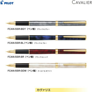 パイロット 万年筆 カヴァリエ FCAN-5SR 【軸色全4色】 【ペン種F】 1本 PILOT CAVALIER 高級 プレゼント ギフト