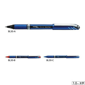 �؂�Ă� �Q���C���L�{�[���y�� �G�i�[�W�F�� ���[�� BL30 �y1.0mm�z �C���N�S3�F �L���b�v�� 1�{ Pentel ENERGEL EURO �׎� �C�e�`�b�v ���t��