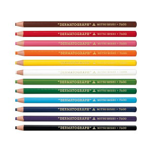 �O�H���M ���� �_�[�}�g�O���t K7600 �S12�F 1�_�[�X MITSUBISHI Pencil DERMATOGRAPH �K���X ���� �v���X�`�b�N