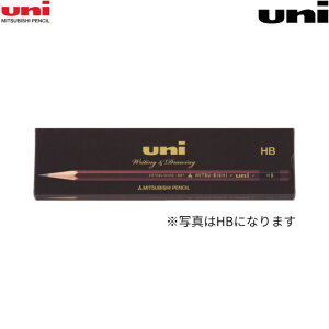 三菱鉛筆 ユニ UKN 紙箱 【2H〜2B】硬度全5種 1ダース MITSUBISHI Pencil uni 学校 試験 勉強 色鉛筆