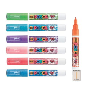 �O�H���M �����T�C���y�� �|�X�J PC-1ML �ɍ� �������� �C���N�S7�F MITSUBISHI Pencil POSCA POP �|�b�v �}�[�J�[