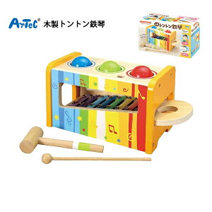 てっきん ミニ 鉄琴 木製トントン鉄琴 知育玩具 楽器 音楽 音が鳴る おもちゃ 玩具 男の子 女の子 こども 子供 キッズ 幼児 出産祝い 節句 誕生日 知育 室内 プレゼント ギフト 6か月 1歳 2歳 3