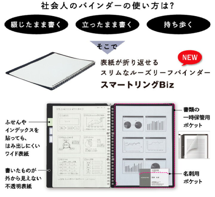 絶対一番安い コクヨ キャンパス バインダー スマートリングbiz B5 26穴 黒 ルーズリーフバインダー ル Sp701d Riosmauricio Com