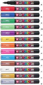 �����}�[�J�[ POSCA �ɍ׃|�X�J�y���[���։z[M�� 1/10]