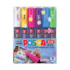 �����}�[�J�[ POSCA �ɍ׃|�X�J6�F�Z�b�g�y���[���։z[M�� 1/1]