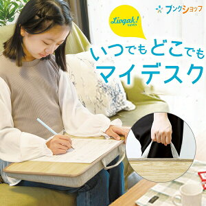 ソニック いつでもどこでもマイデスク クッション付 LV-6077-I 水拭きOK リビガク マイデスク 持ち手付き ポータブルデスク クッションテーブル 膝上デスク どこでも学習台 A4対応 B5ノート対応