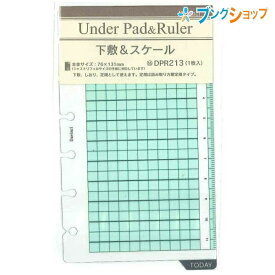 レイメイ藤井 ダ・ヴィンチ ポケットリフィル 下敷&スケール DPR213 1枚入り 73×131mm 下敷き・方眼定規・しおりとして使えるDAVINCI REFILE リフィル