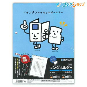 LOW NAz_[ A4N[z_[NA10pbN 780-10 KINGJIM XbL 2NA[z_ }`z_[ t@Cɂ̂܂ܒԂ LOt@CɃWXgT