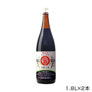 丸島醤油 純正醤油 淡口 1.8L×2本 1205 4549081686018