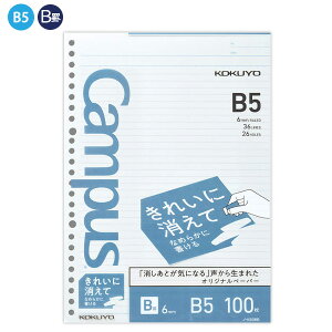 RN Campus LpX [Y[t ꂢɏĂȂ߂炩ɏ m-K836B B5 26 r 36s 100 ㎿ :70g/m2 0.10mm ی H257×W182mm