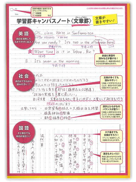 楽天市場 コクヨ ドット入り文系線a罫30枚5冊パック ノ F3camnx5 まとめ買い 束ノートノートの定番 無線綴ノート ロングセラー 美しく書く 丈夫な背クロス 使いやすい シンプルデザイン 学校 授業 キャンパス学習罫ノート ブングショップ