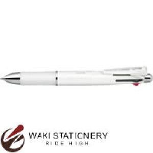 ゼブラ 4色ボールペン+シャープペン クリップ-オンマルチ1000S 白 B4SA3-W